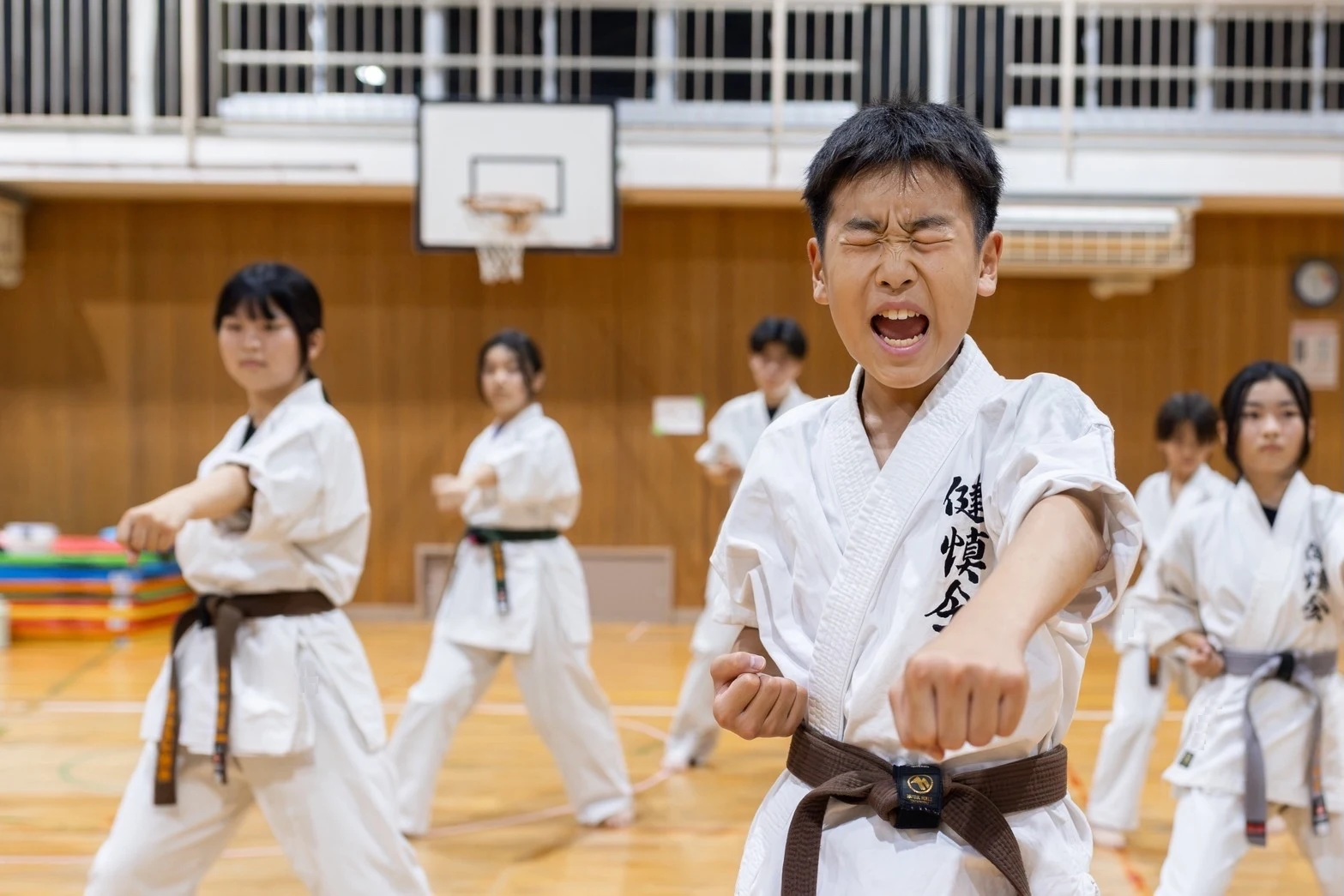 気合の入った基本稽古